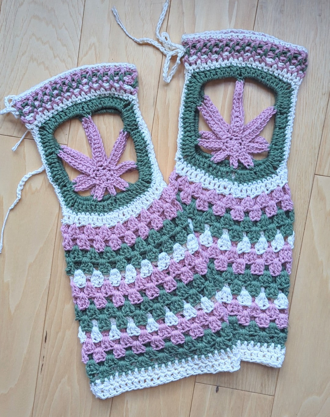 100% Cotton Mary Jane Leg Warmers