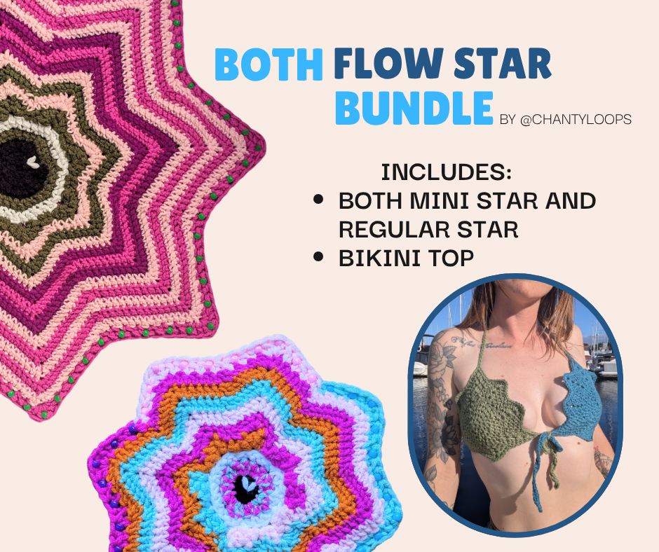 (Bundle) Both Flow Star Sizes + Bikini Top