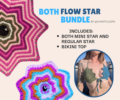 (Bundle) Both Flow Star Sizes + Bikini Top
