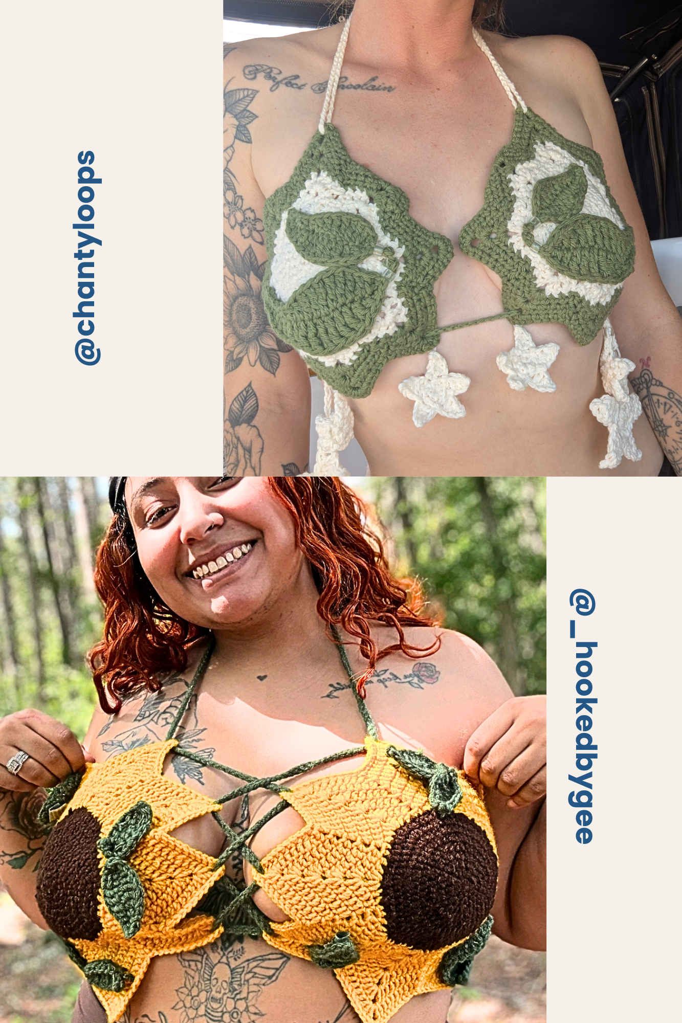 (Pattern) Flow Star Bikini Top