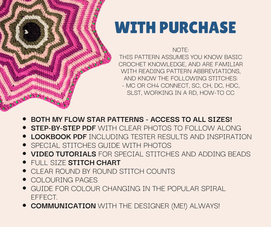 (Bundle) Both Double Sided Flow Stars - All Sizes 12"-50"+