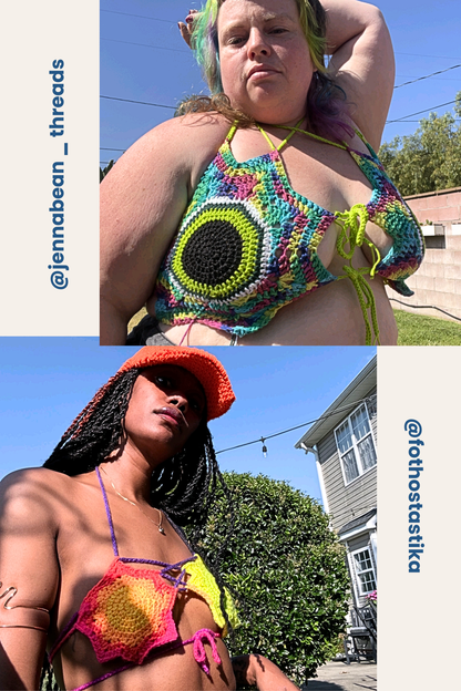 FREE LookBook for Flow Star Bikini Top