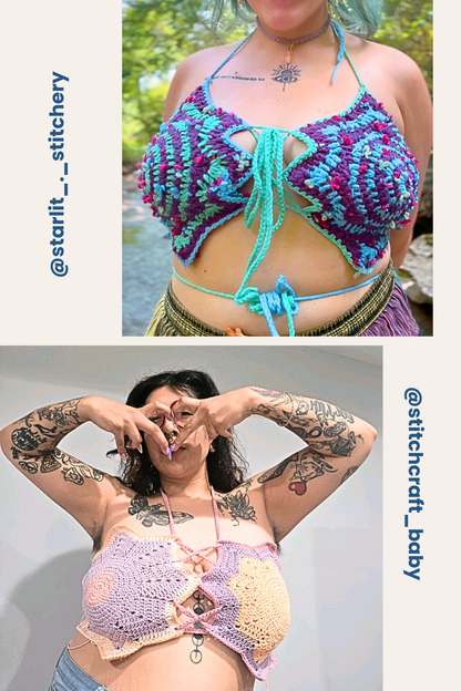 FREE LookBook for Flow Star Bikini Top