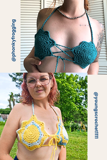 FREE LookBook for Flow Star Bikini Top