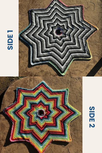 (Pattern) Double Sided Flow Star - Sizes 20" to 50"+
