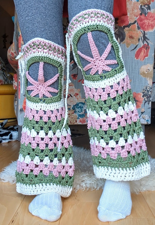 100% Cotton Mary Jane Leg Warmers