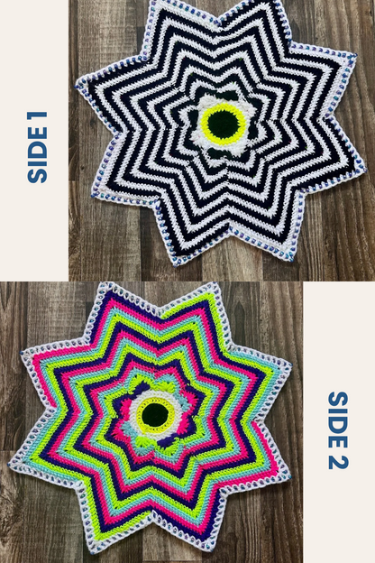 (Pattern) Double Sided Flow Star - Sizes 20" to 50"+