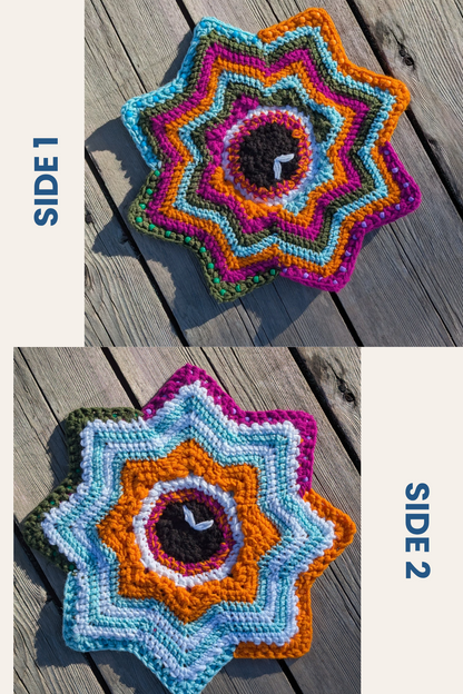 (Pattern) Double Sided Flow Star - Sizes 20" to 50"+