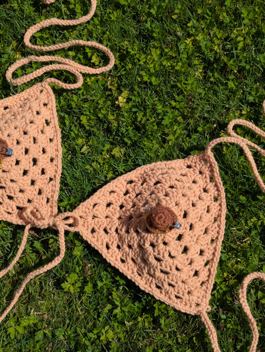 Crochet "Nipkini" Top size L/XL