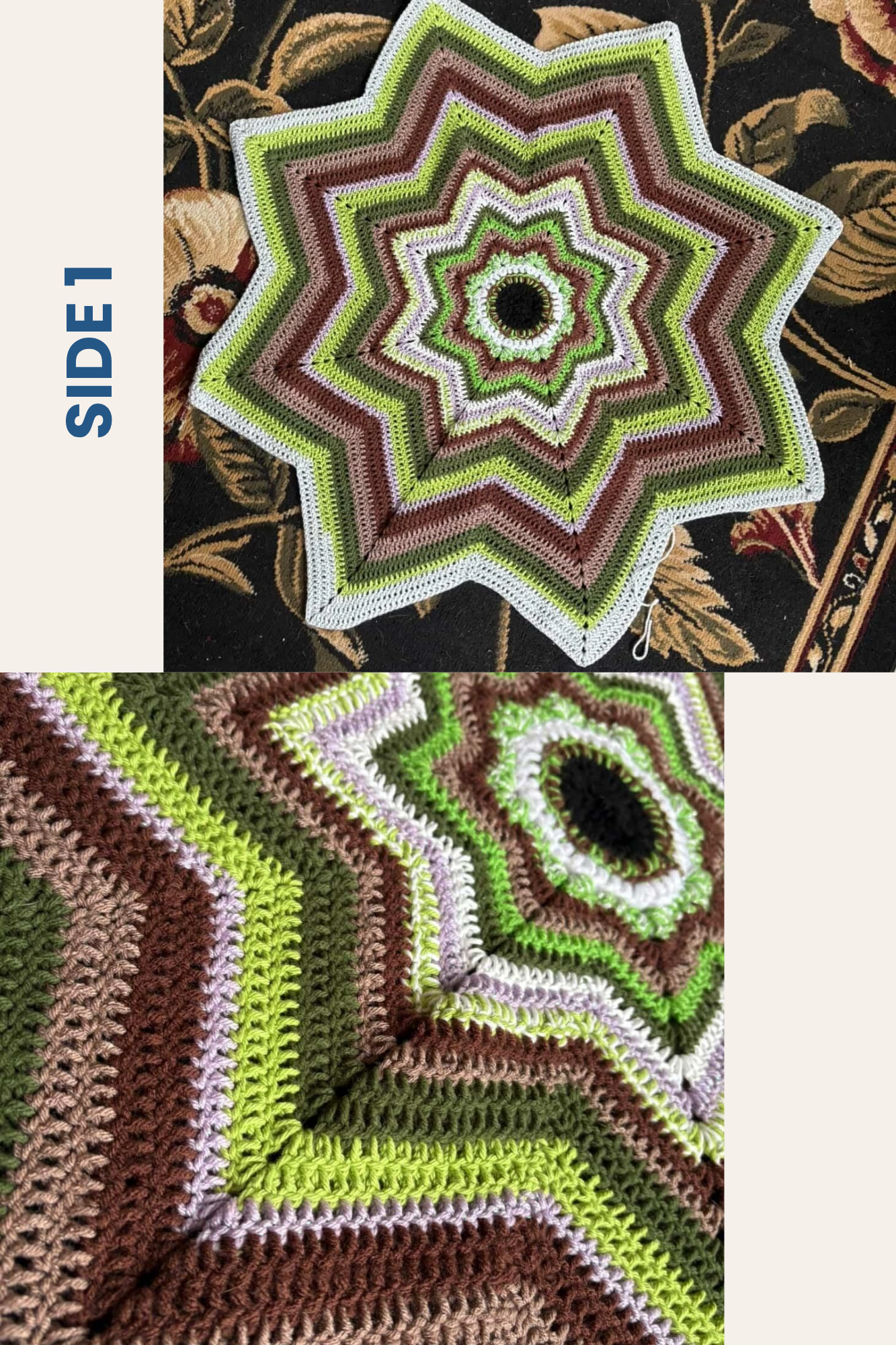 (Pattern) Double Sided Flow Star - Sizes 20" to 50"+