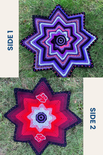(Pattern) Double Sided Flow Star - Sizes 20" to 50"+