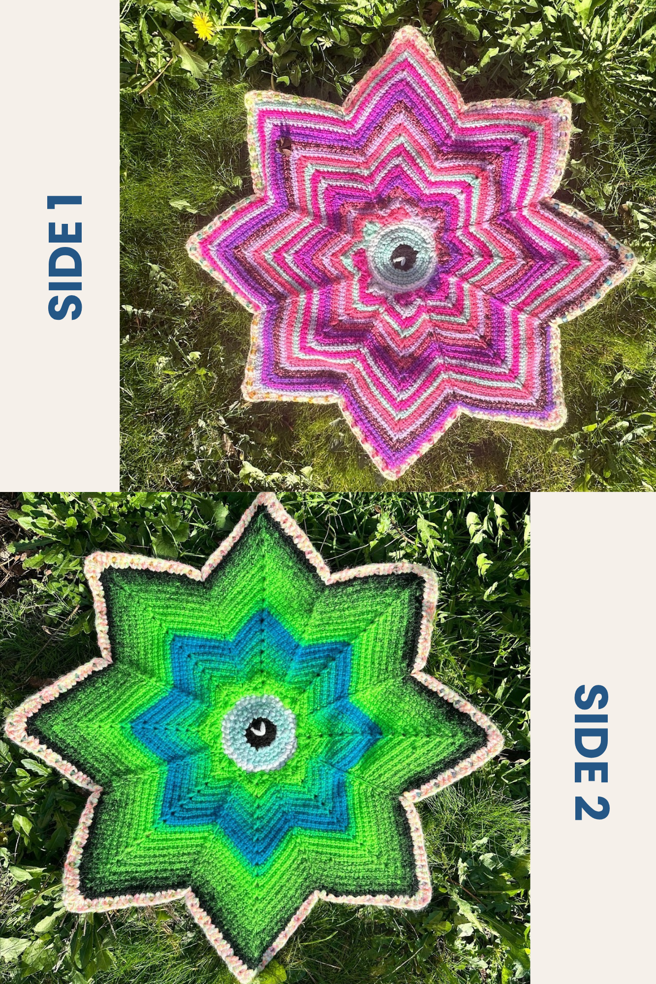 (Pattern) Double Sided Flow Star - Sizes 20" to 50"+