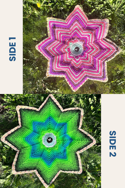 (Pattern) Double Sided Flow Star - Sizes 20" to 50"+